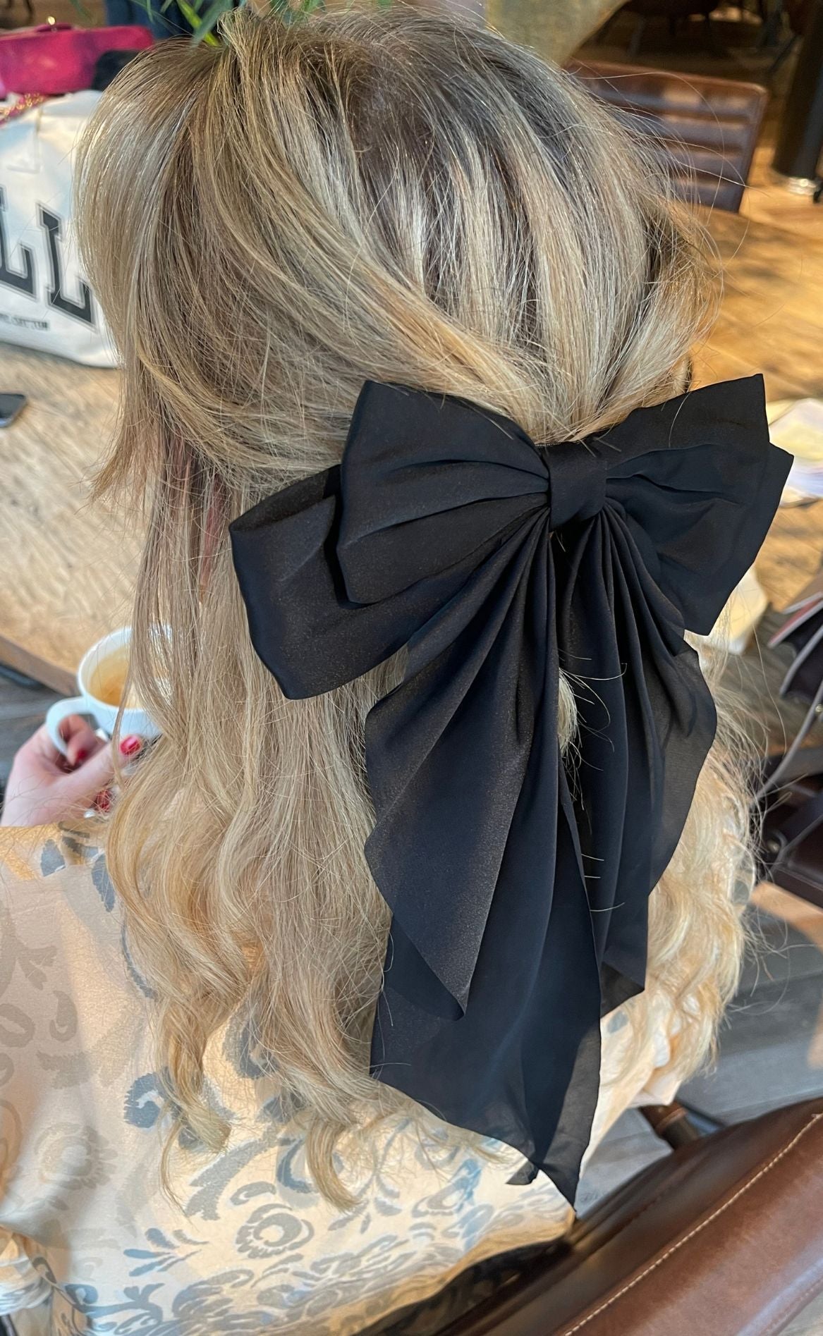 Smykkeli Copenhagen Hårpynt - Big Bow - Black