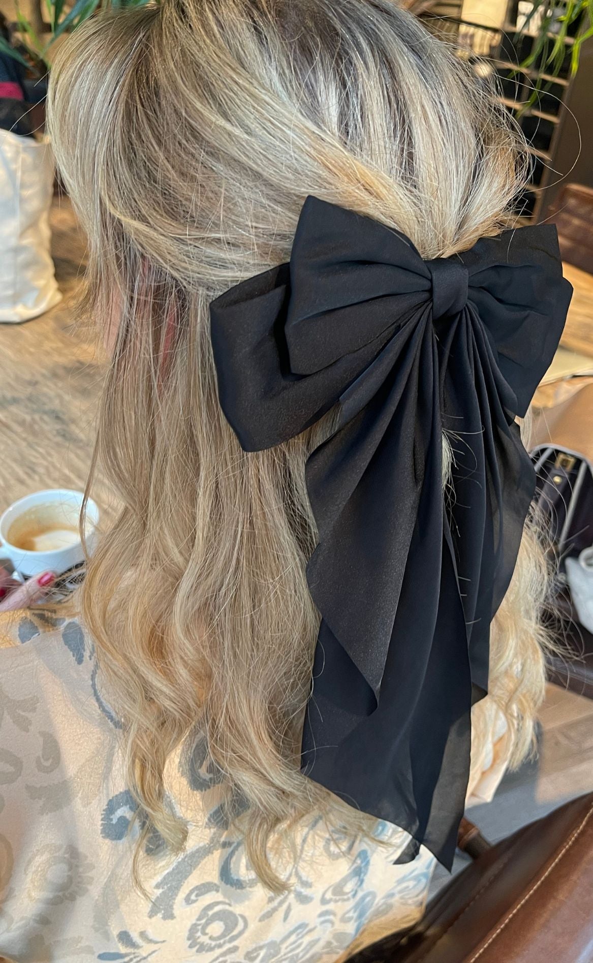 Smykkeli Copenhagen Hårpynt - Big Bow - Black