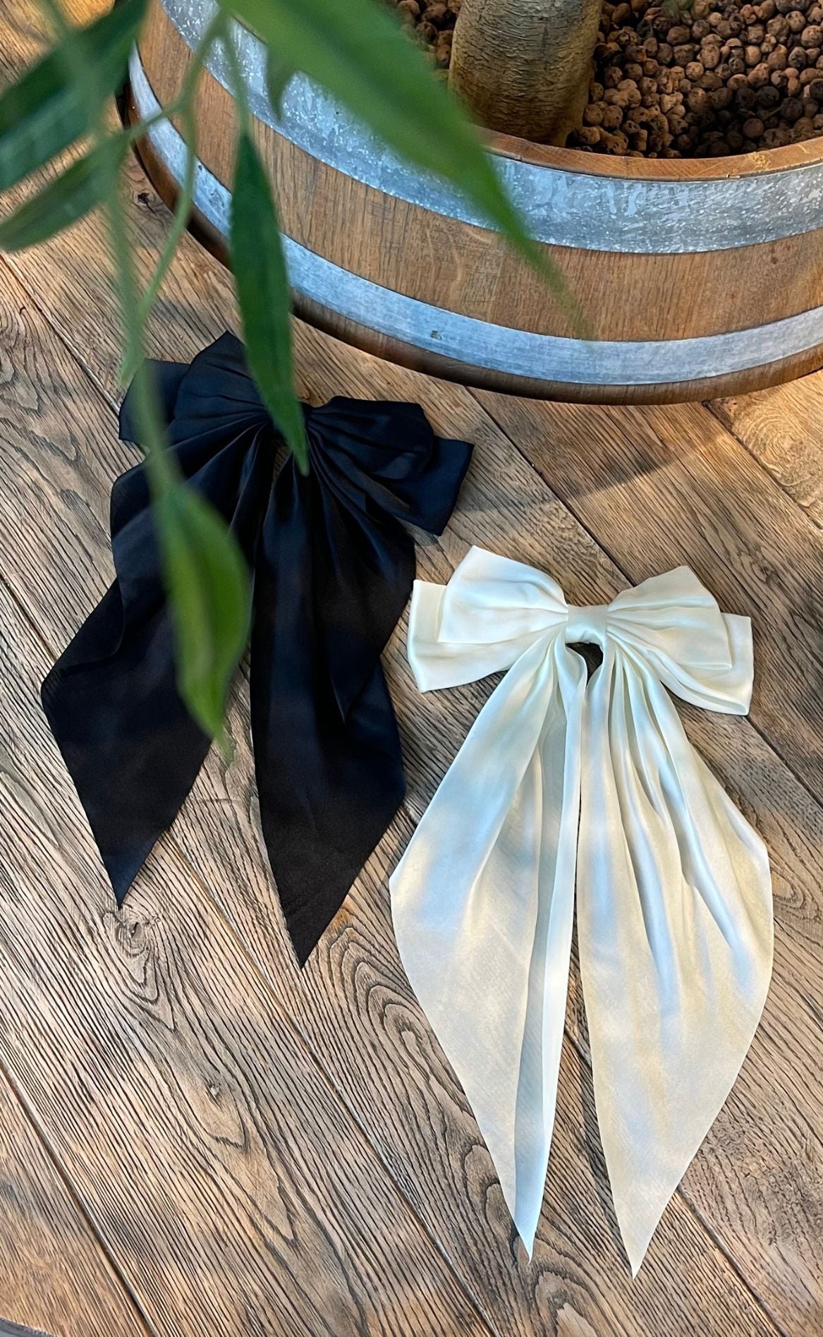 Smykkeli Copenhagen Hårpynt - Big Bow - Black