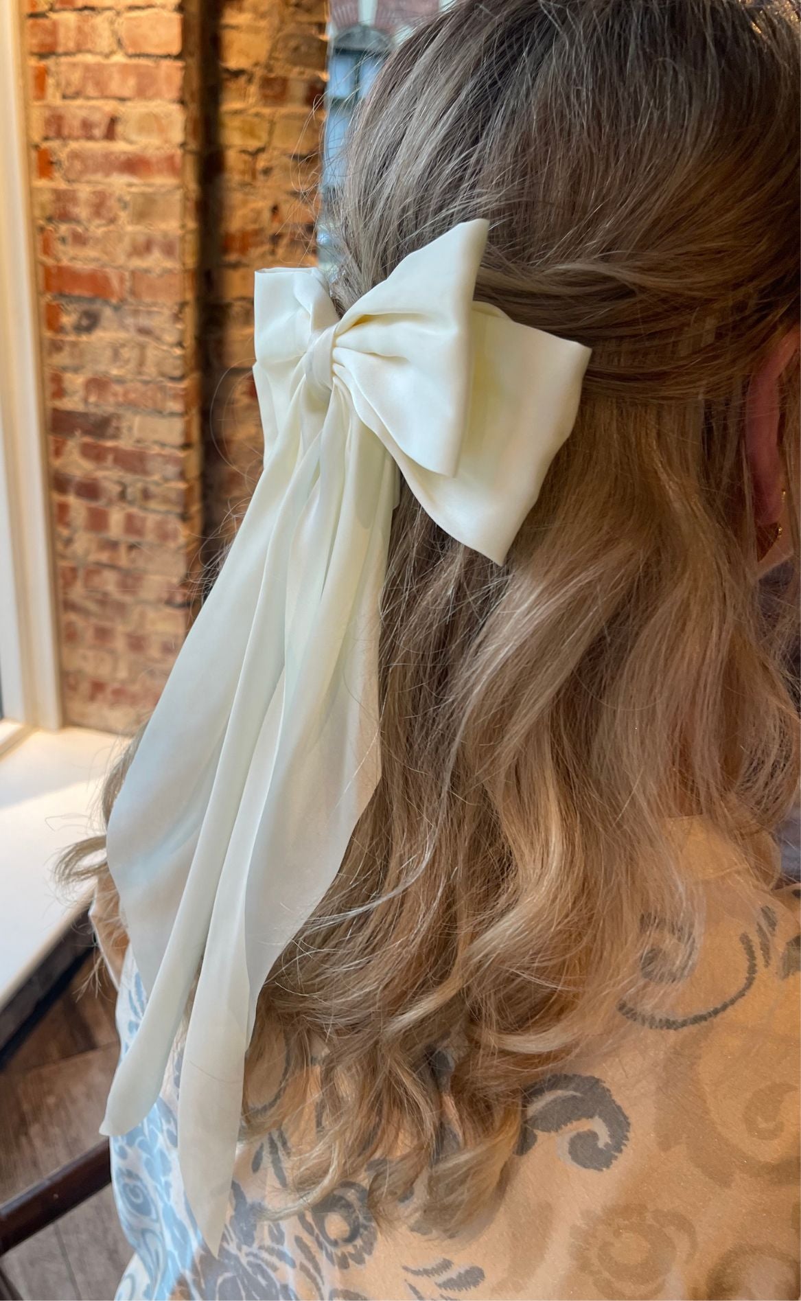Smykkeli Copenhagen Hårpynt - Big Bow - Off White