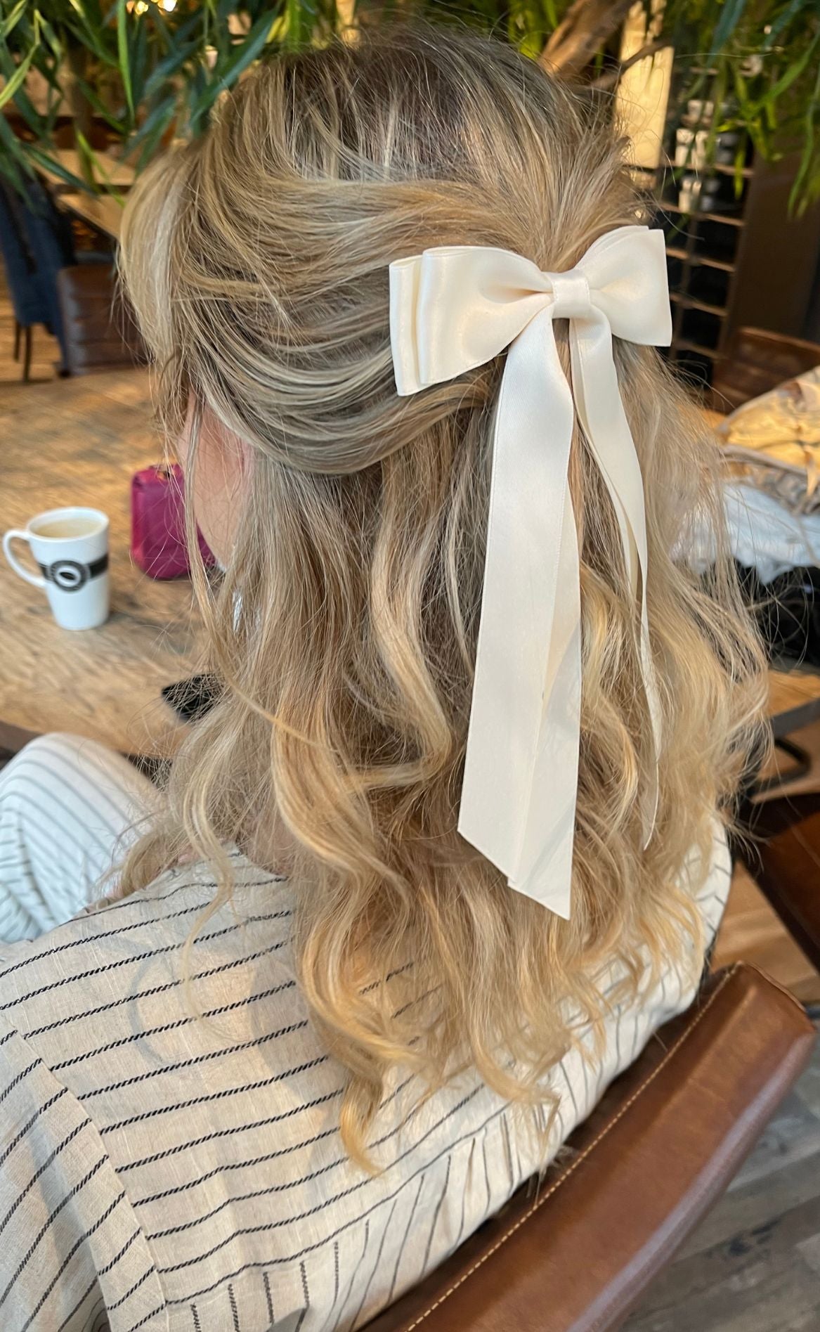 Smykkeli Copenhagen Hårpynt - Bow - Off White