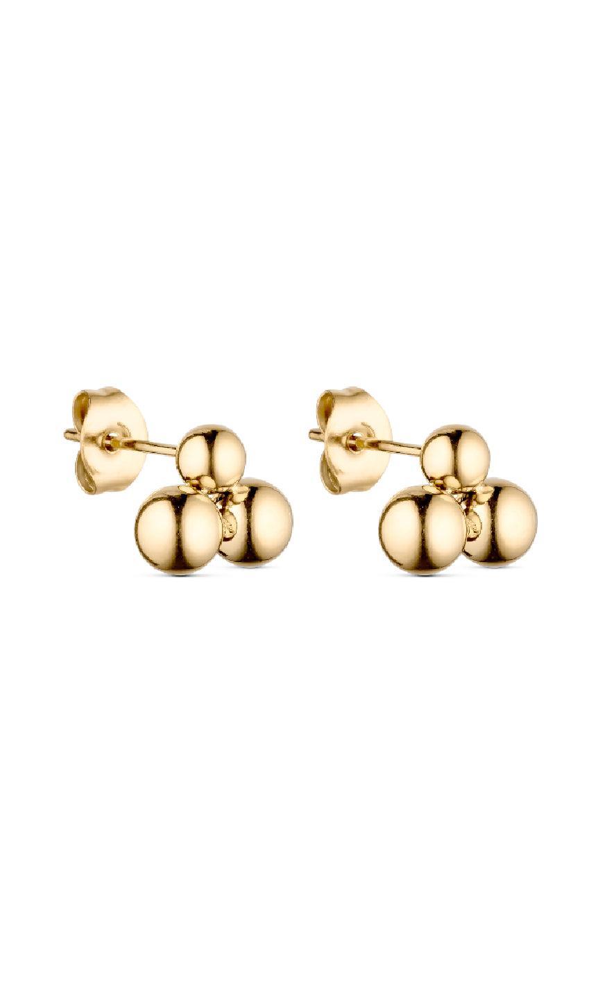 Smykkeli Copenhagen Øreringe - Bonbon Small - Gold Colour