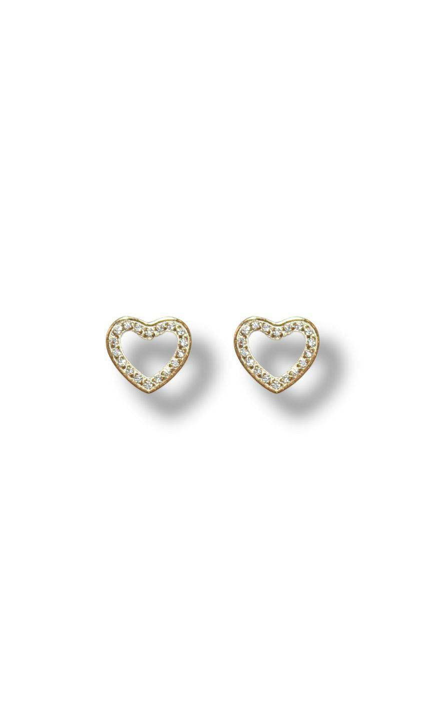 Smykkeli Copenhagen Øreringe - Budapest Heart - Gold Colour