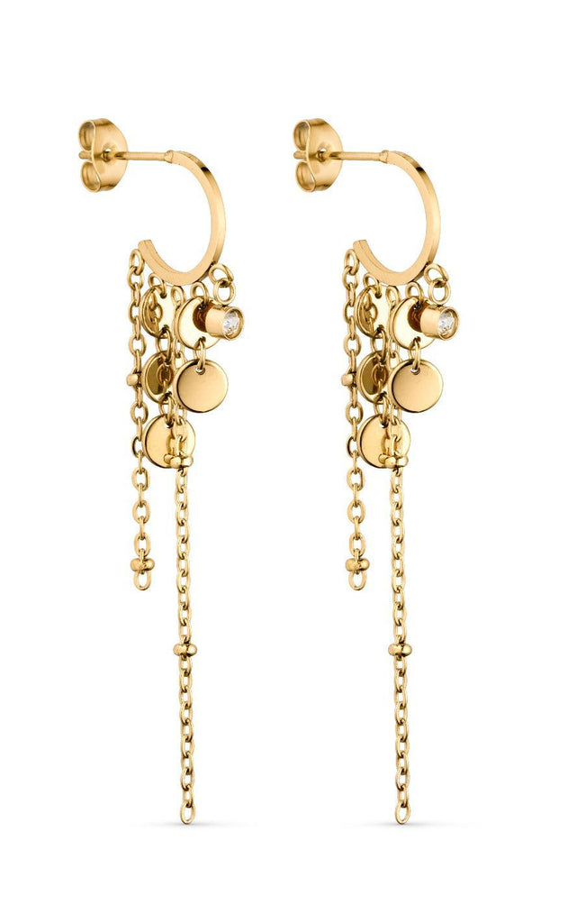 Smykkeli Copenhagen Øreringe - Denver - Gold Colour