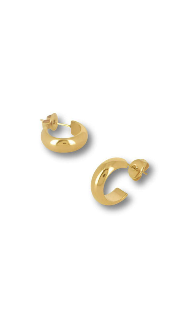 Smykkeli Copenhagen Øreringe / Hoops - Dubai - Gold Colour