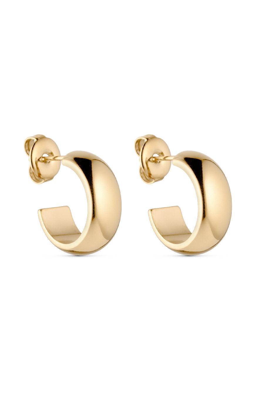 Smykkeli Copenhagen Øreringe / Hoops - Dubai - Gold Colour