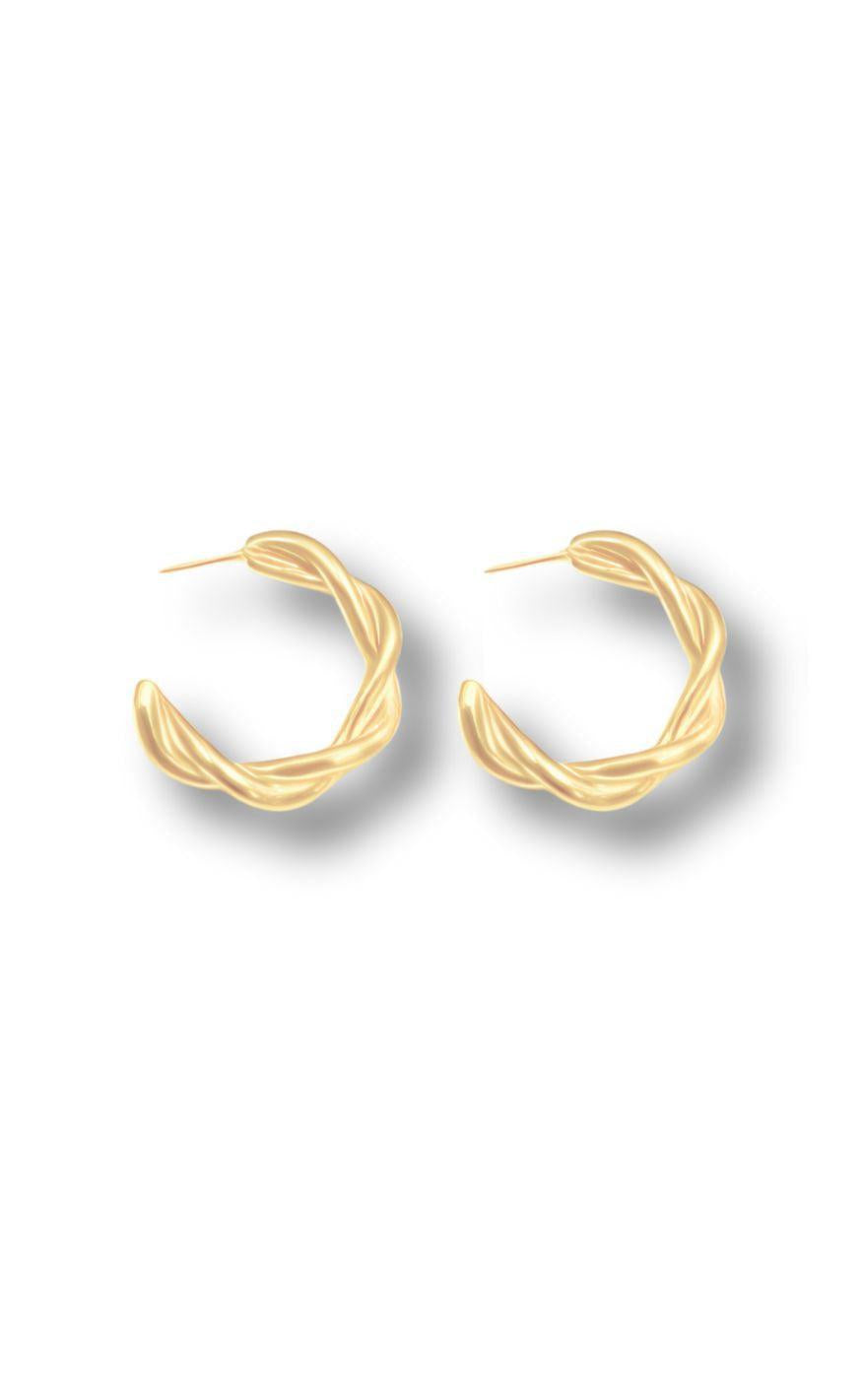 Smykkeli Copenhagen Øreringe / Hoops - Ibiza - Gold Colour