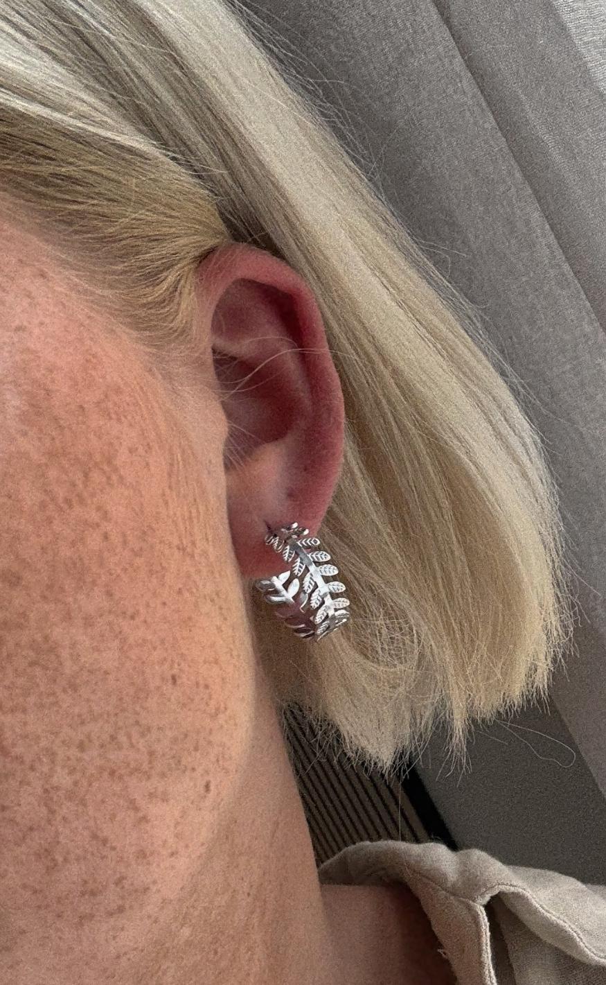 Smykkeli Copenhagen Øreringe / Hoops - Malaga - Silver Colour