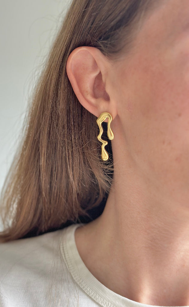 Smykkeli Copenhagen Øreringe - Maja - Gold Colour