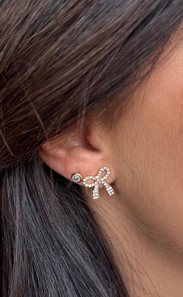 Smykkeli Copenhagen Øreringe - Nara Bow - Gold Colour