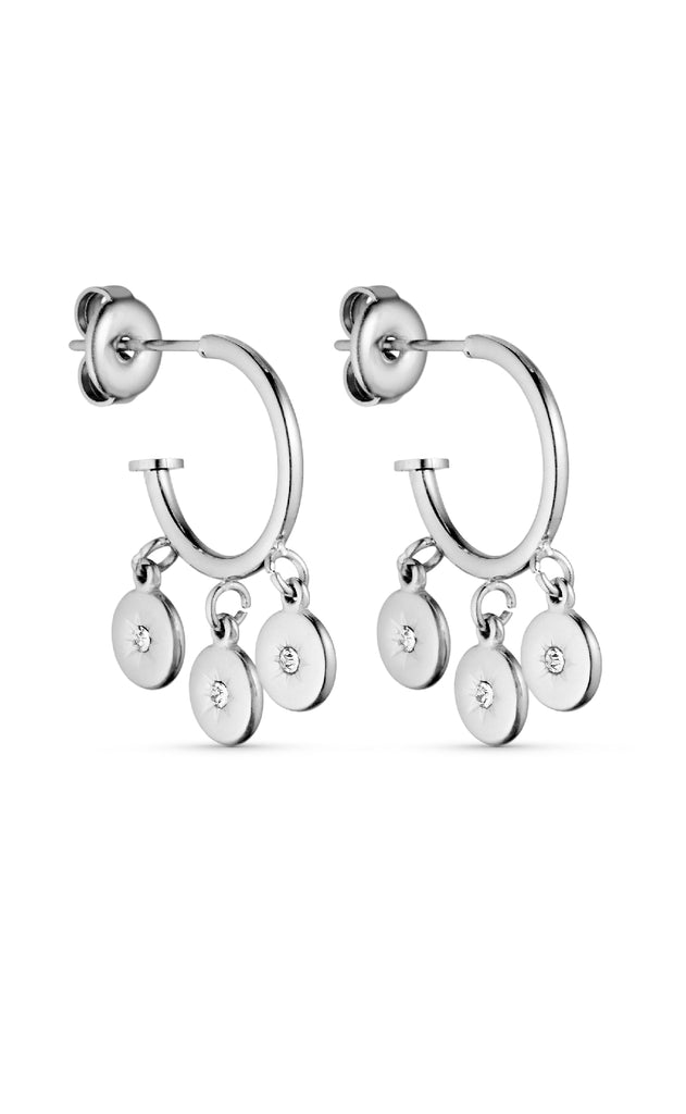 Smykkeli Copenhagen Øreringe - Rome - Silver Colour