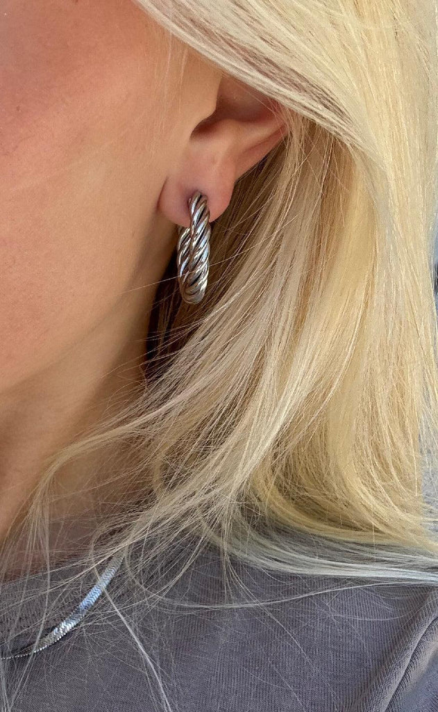 Smykkeli Copenhagen Øreringe - San Diego - Silver Colour