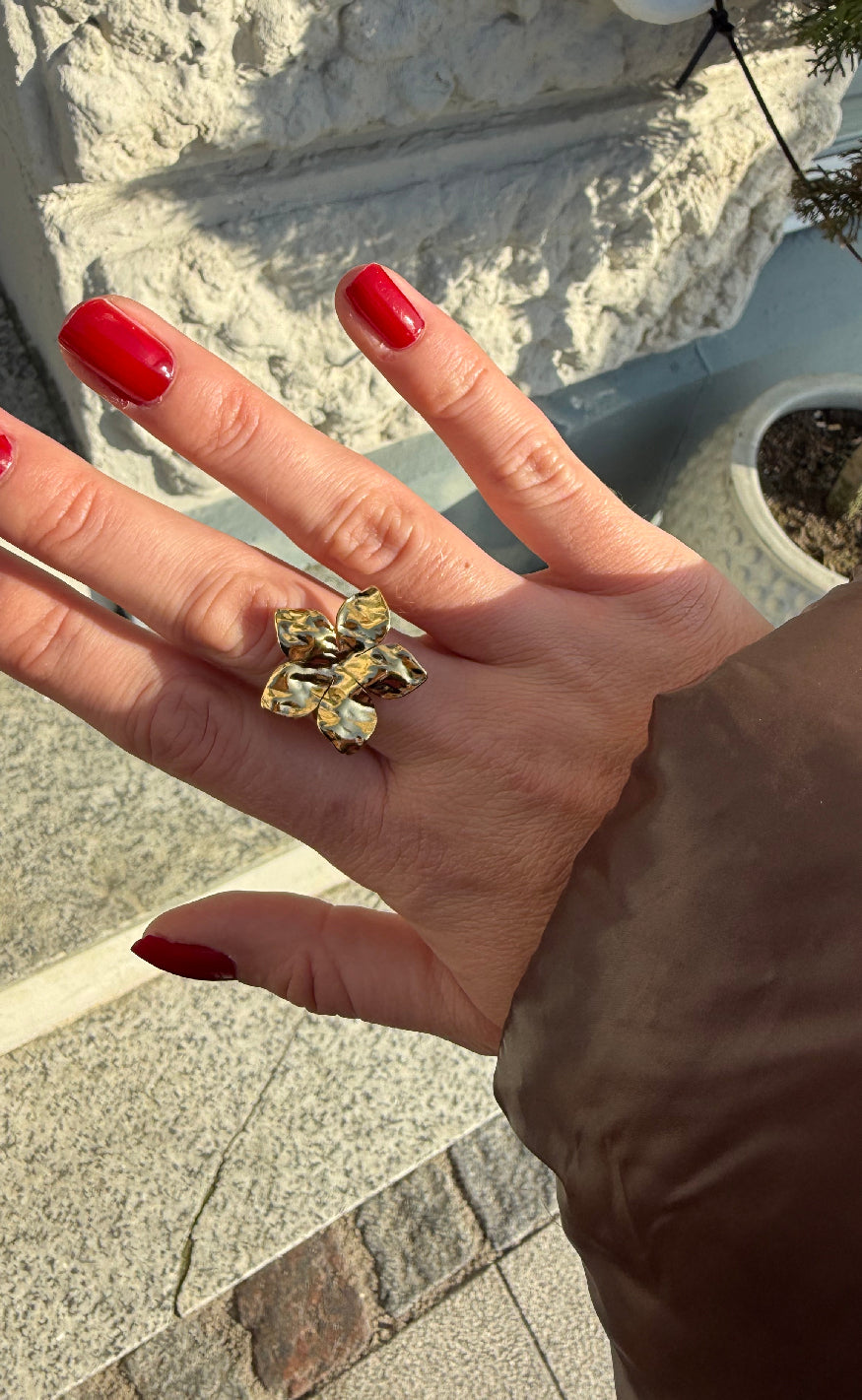 Smykkeli Copenhagen Ring - Alberte - Gold Colour