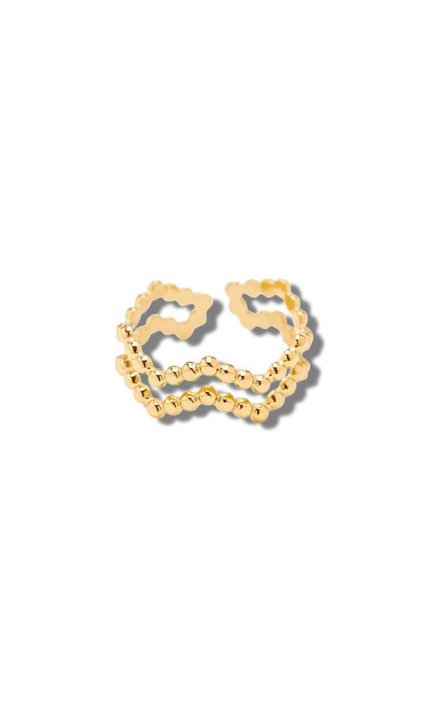 Smykkeli Copenhagen Ring - Bari - Gold Colour
