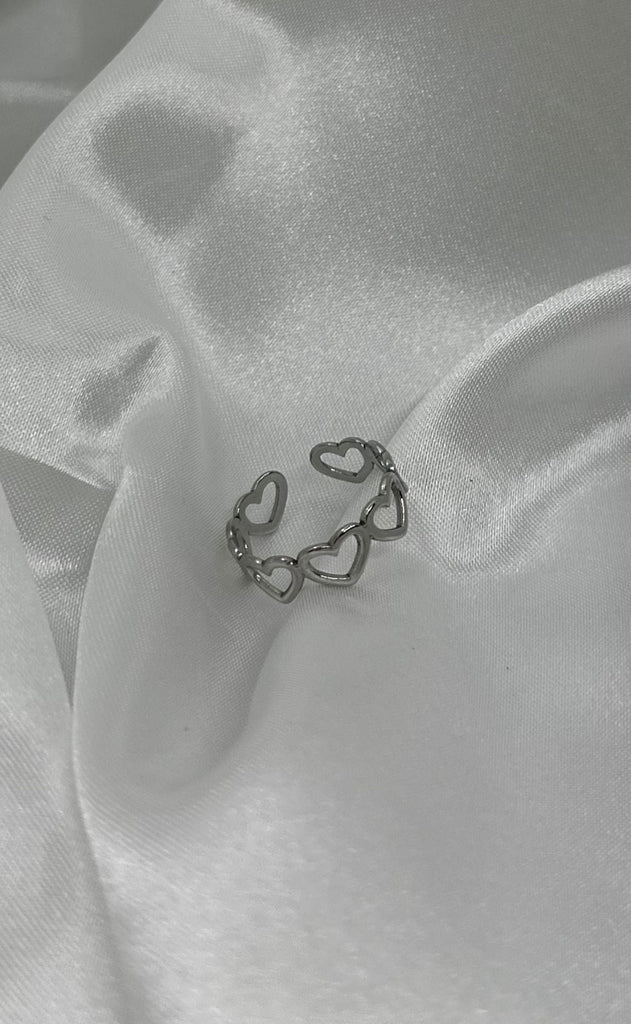 Smykkeli Copenhagen Ring - Berkeley Heart - Silver Colour