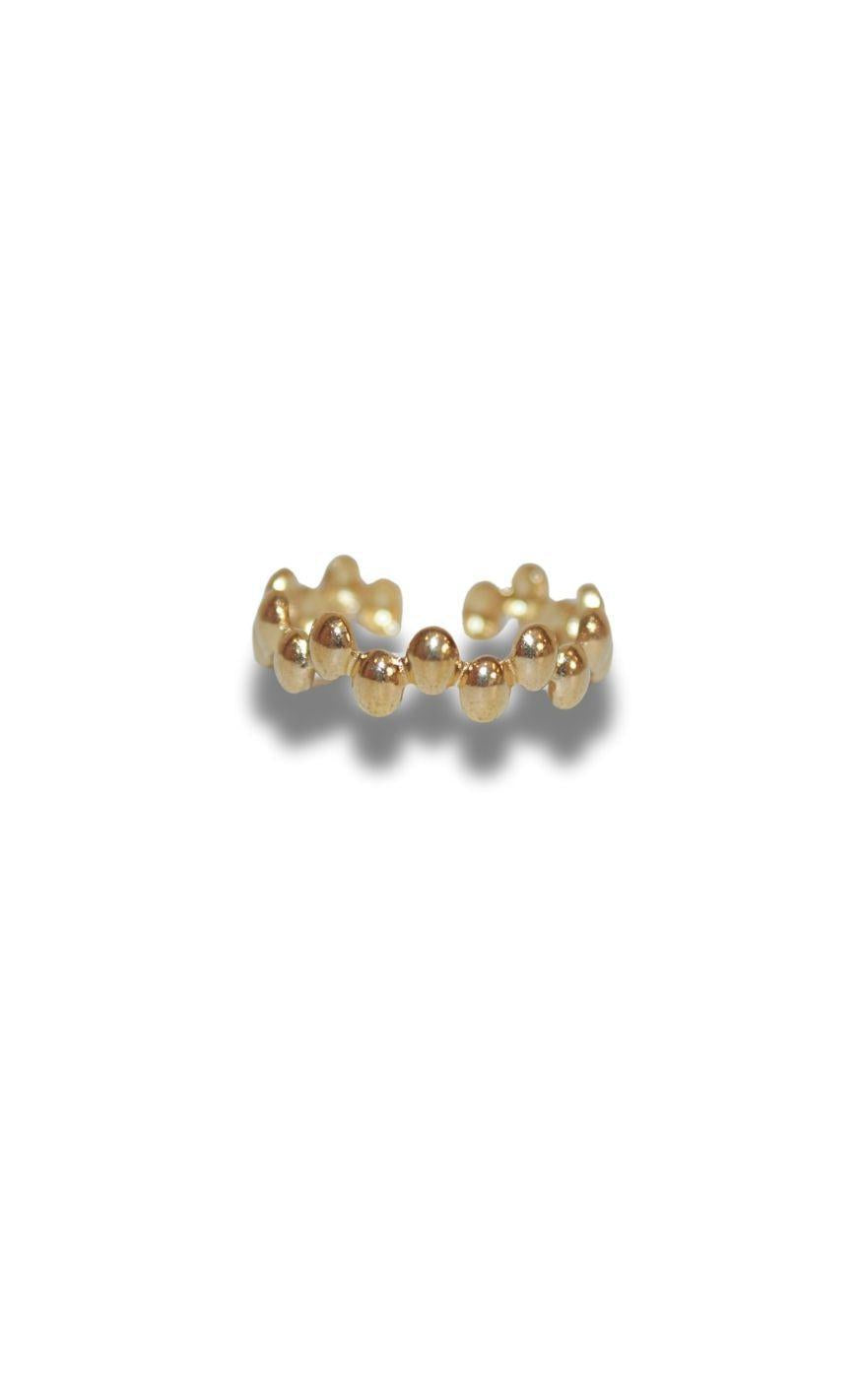 Smykkeli Copenhagen Ring - Bubble - Gold Colour