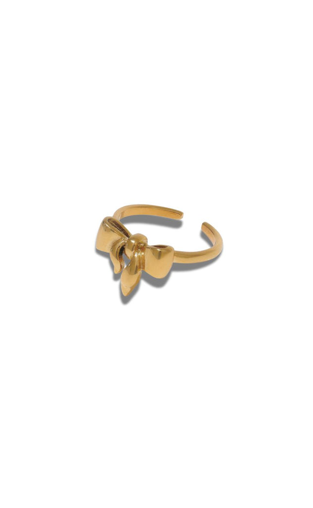 Smykkeli Copenhagen Ring - Christina Bow - Gold Colour