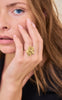 Smykkeli Copenhagen Ring - Fia Flower - Gold Colour