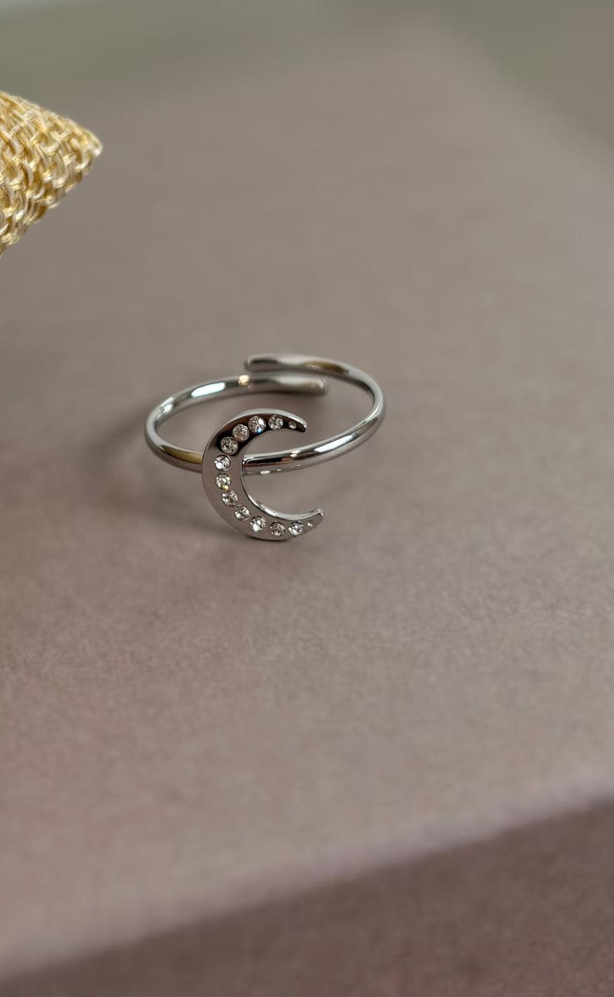 Smykkeli Copenhagen Ring - Havana Moon - Silver Colour