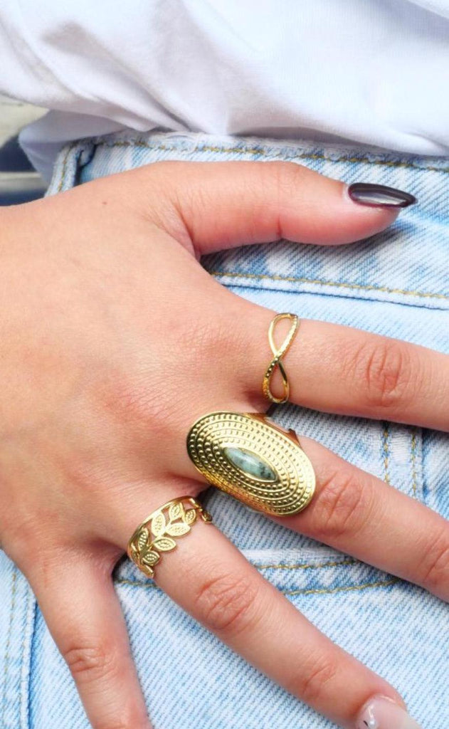 Smykkeli Copenhagen Ring - Hope - Golden Colour