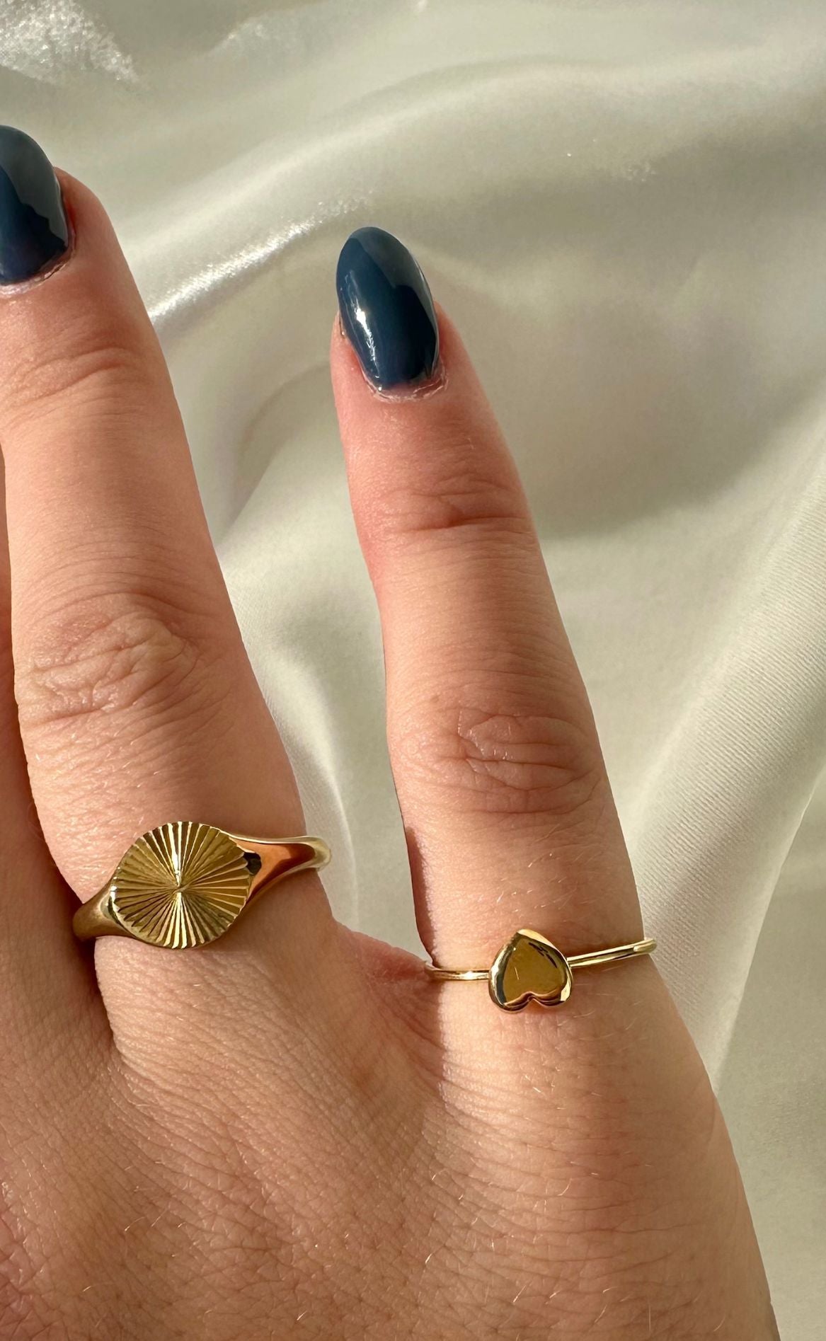 Smykkeli Copenhagen Ring - Houston Heart - Gold Colour