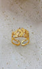 Smykkeli Copenhagen Ring - Lima Leaf - Gold Colour