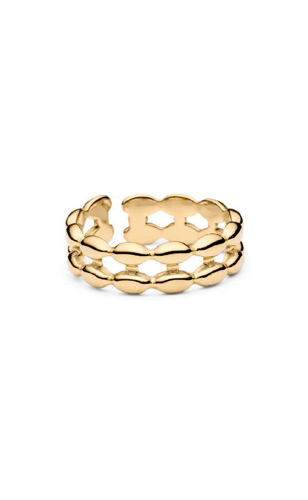 Smykkeli Copenhagen Ring - Lisa - Gold Colour
