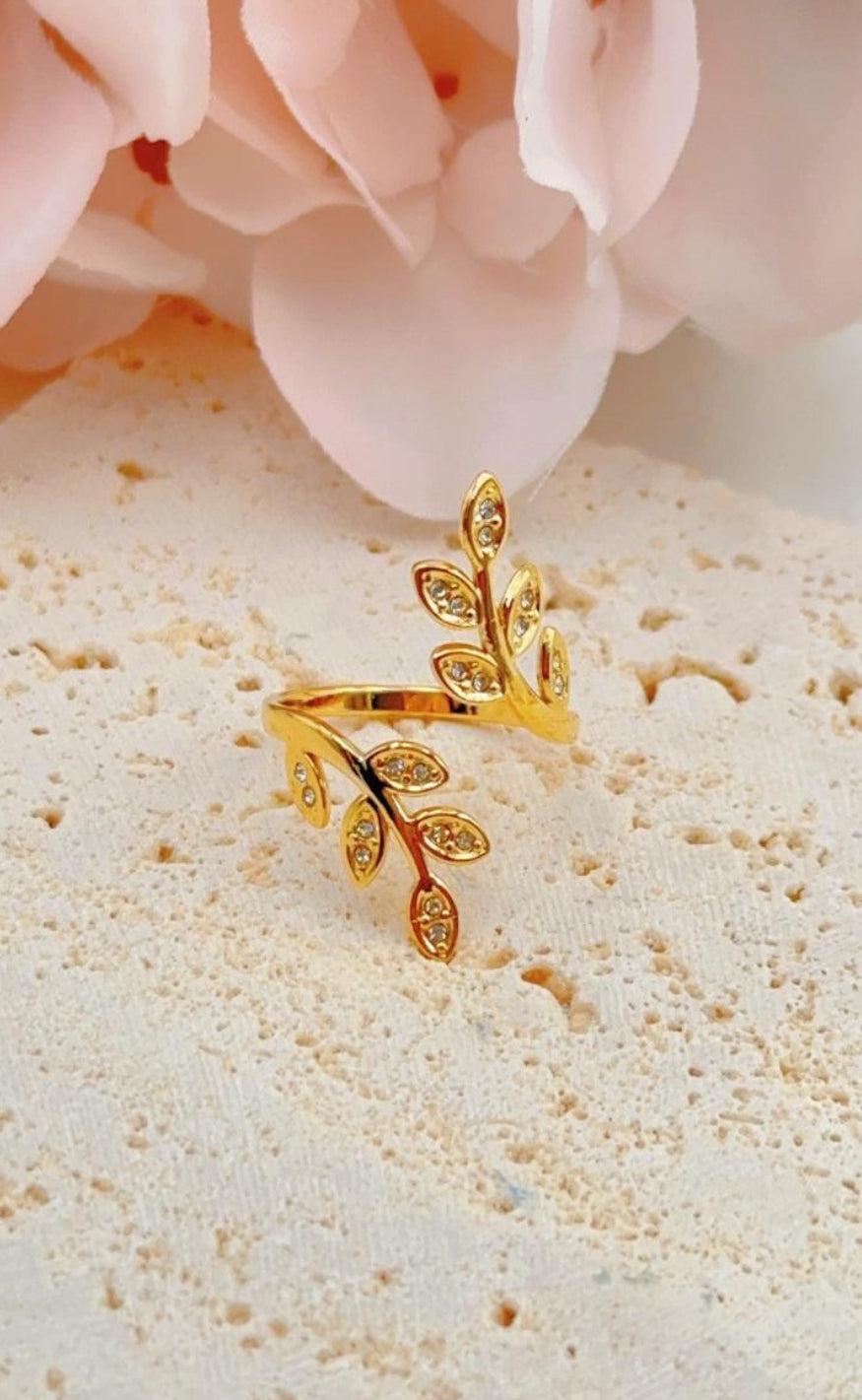 Smykkeli Copenhagen Ring - Lugano - Gold Colour