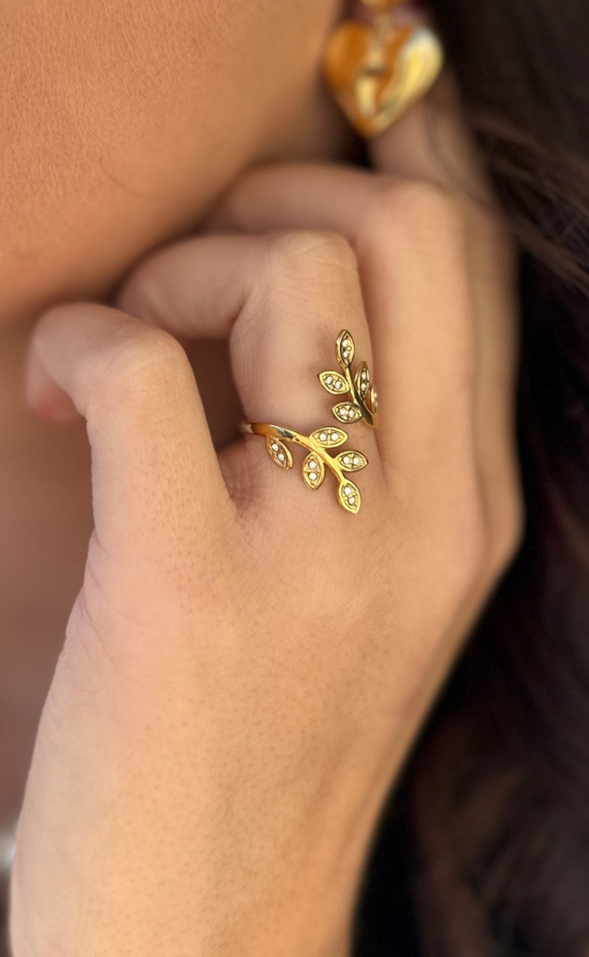 Smykkeli Copenhagen Ring - Lugano - Gold Colour