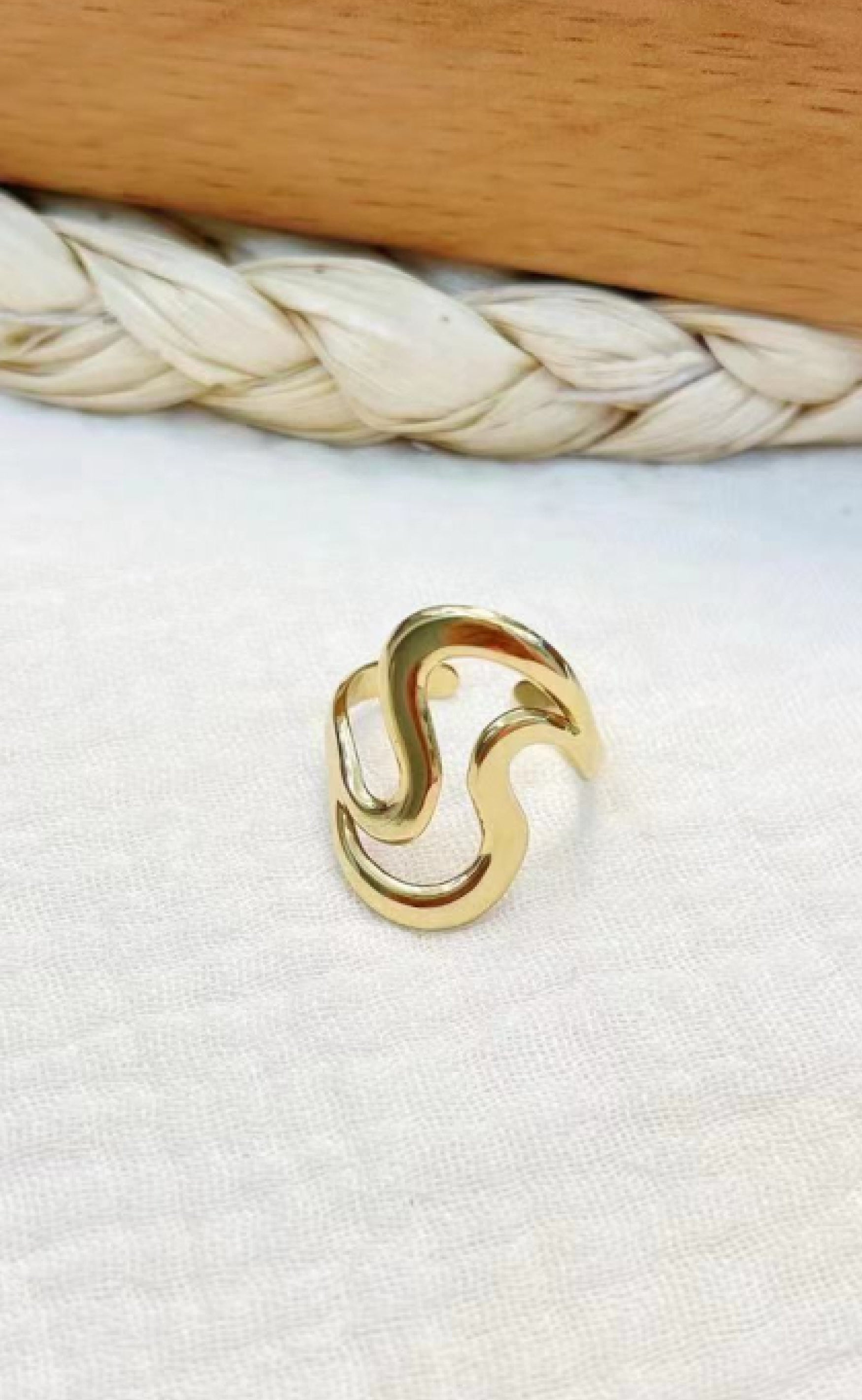 Smykkeli Copenhagen Ring - Madrid - Gold Colour
