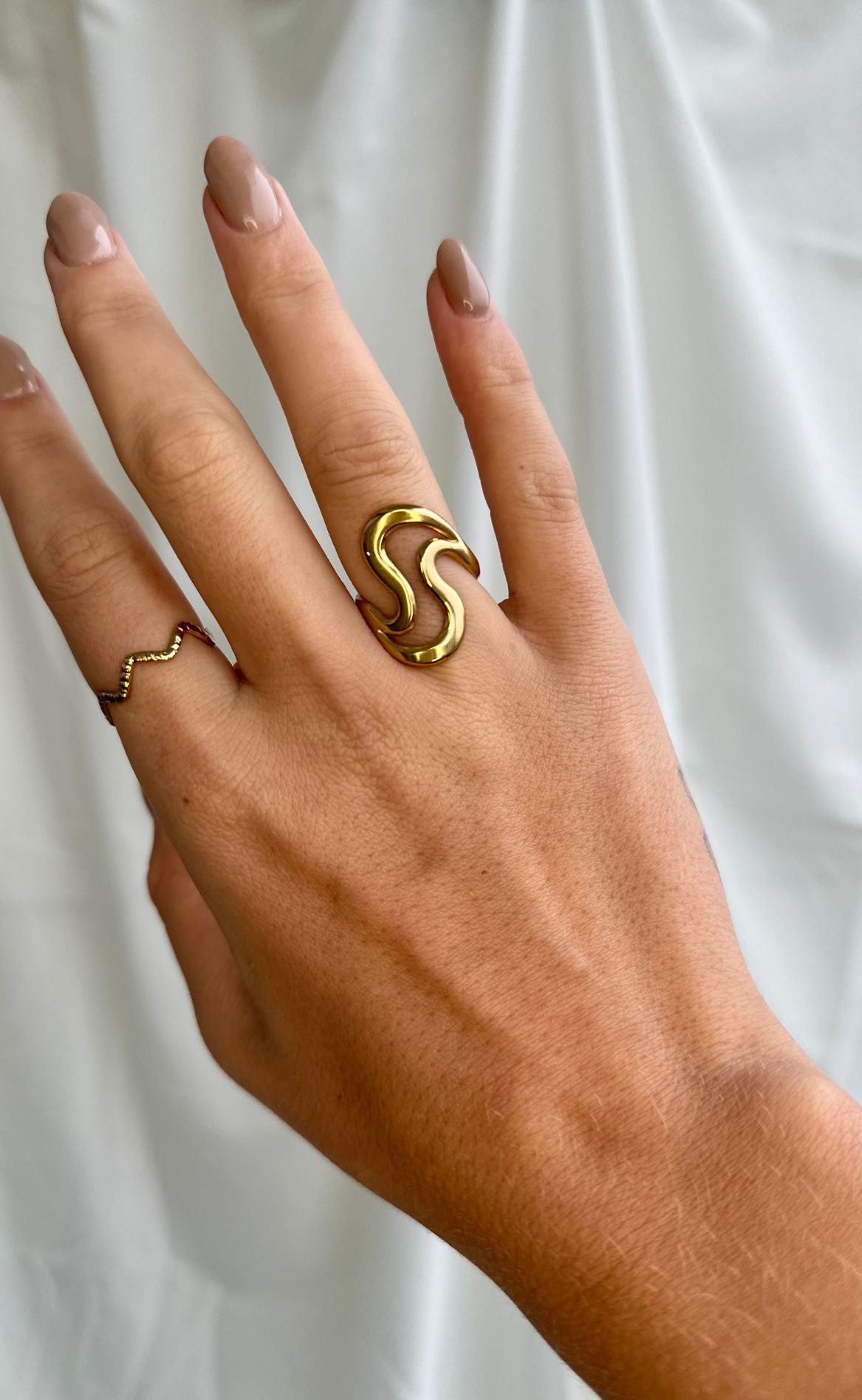 Smykkeli Copenhagen Ring - Madrid - Gold Colour
