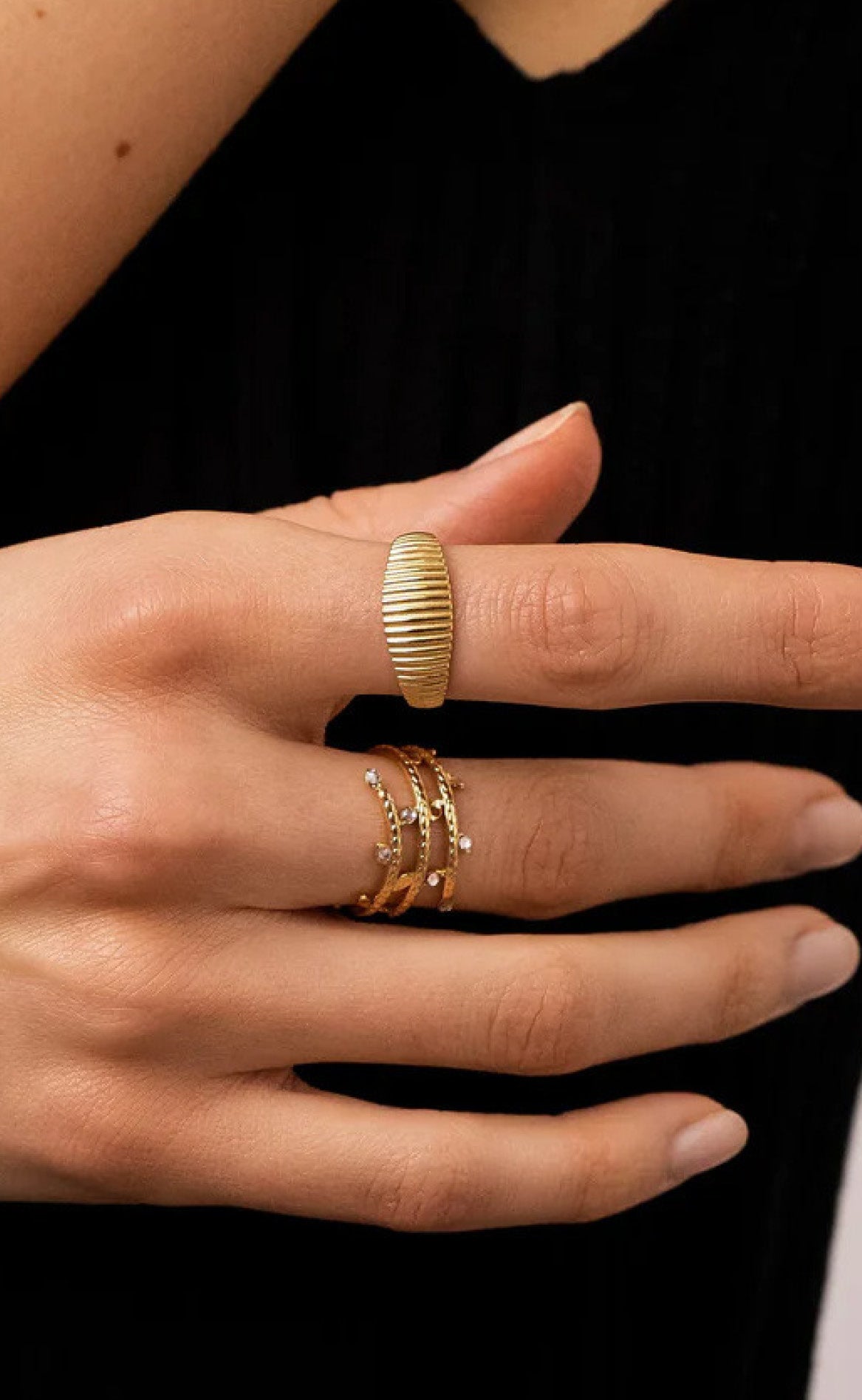 Smykkeli Copenhagen Ring - Mallorca - Silver Colour