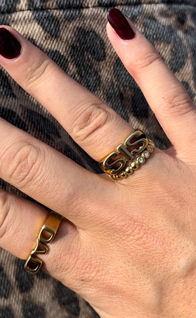 Smykkeli Copenhagen Ring - Maribo - Gold Colour