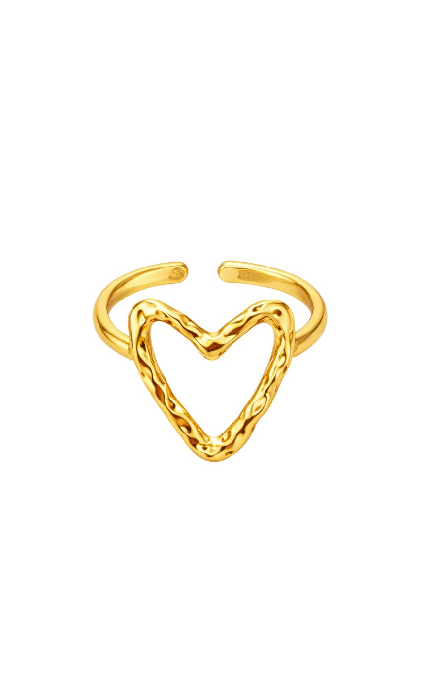 Smykkeli Copenhagen Ring - Midnight Love - Gold Colour