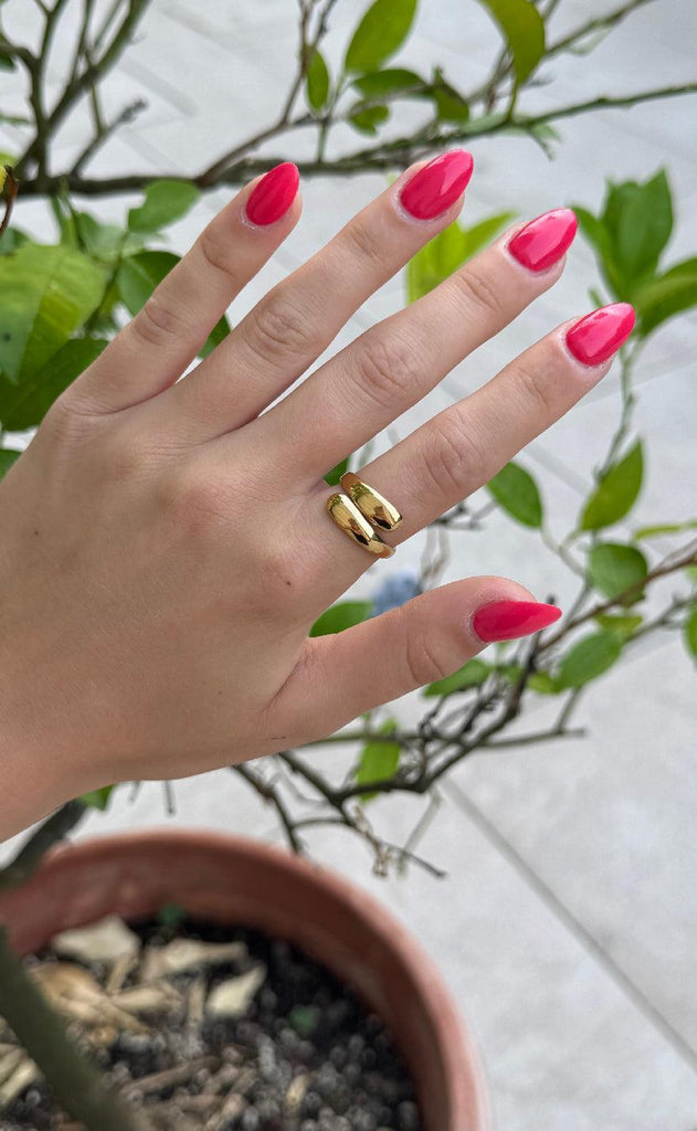 Smykkeli Copenhagen Ring - Nashville - Gold Colour