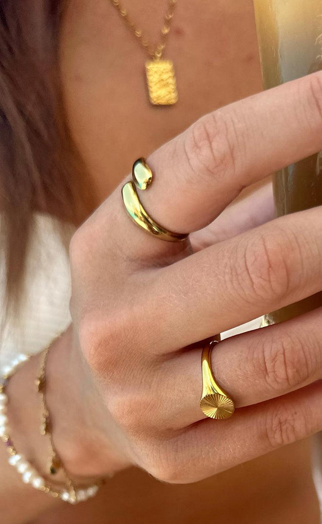 Smykkeli Copenhagen Ring - Nashville - Gold Colour