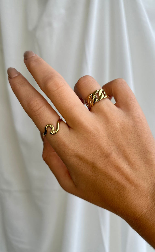 Smykkeli Copenhagen Ring - New York - Gold Colour
