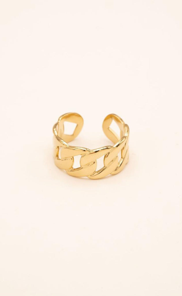 Smykkeli Copenhagen Ring - New York - Gold Colour