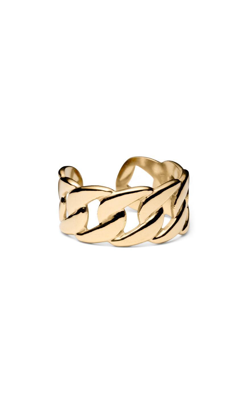 Smykkeli Copenhagen Ring - New York - Gold Colour