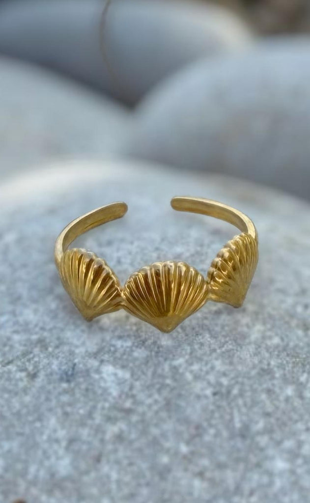 Smykkeli Copenhagen Ring - Shelly - Gold Colour