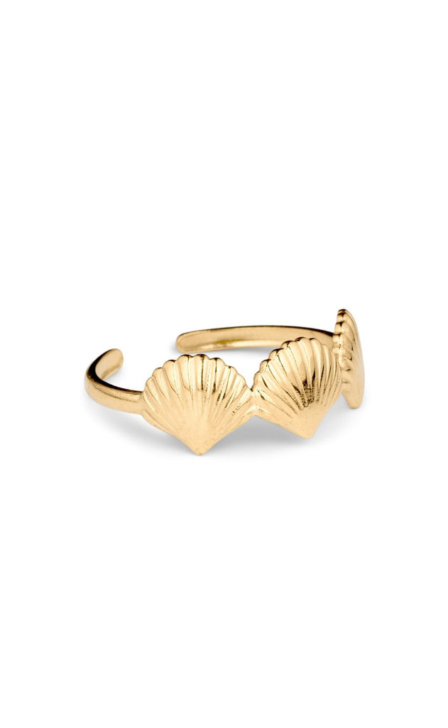 Smykkeli Copenhagen Ring - Shelly - Gold Colour