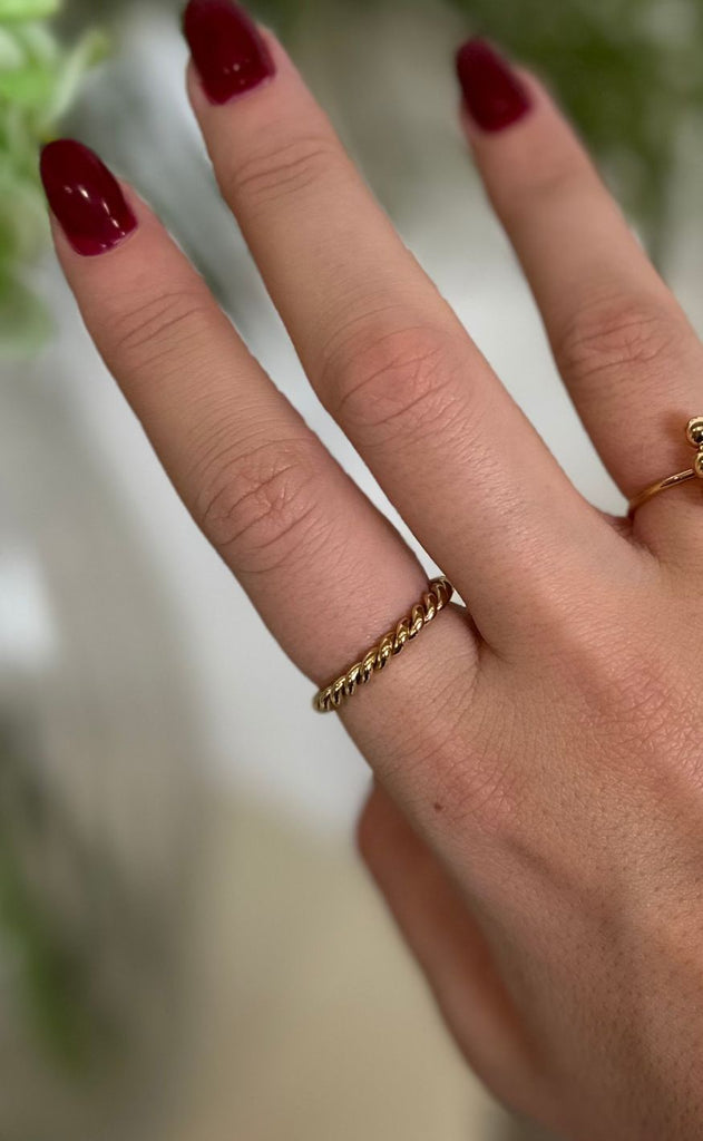 Smykkeli Copenhagen Ring - Snake - Gold Colour