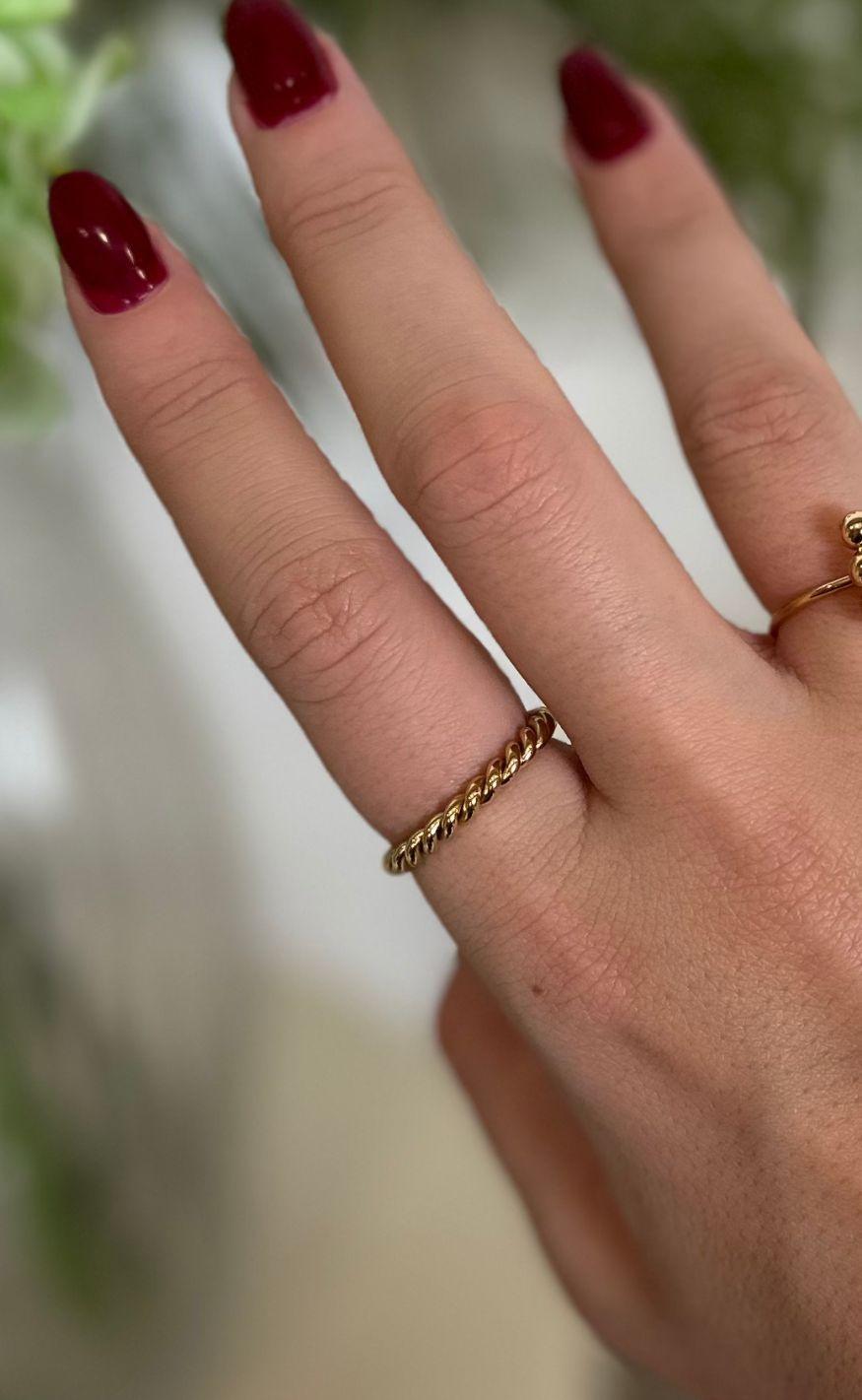 Smykkeli Copenhagen Ring - Snake - Gold Colour