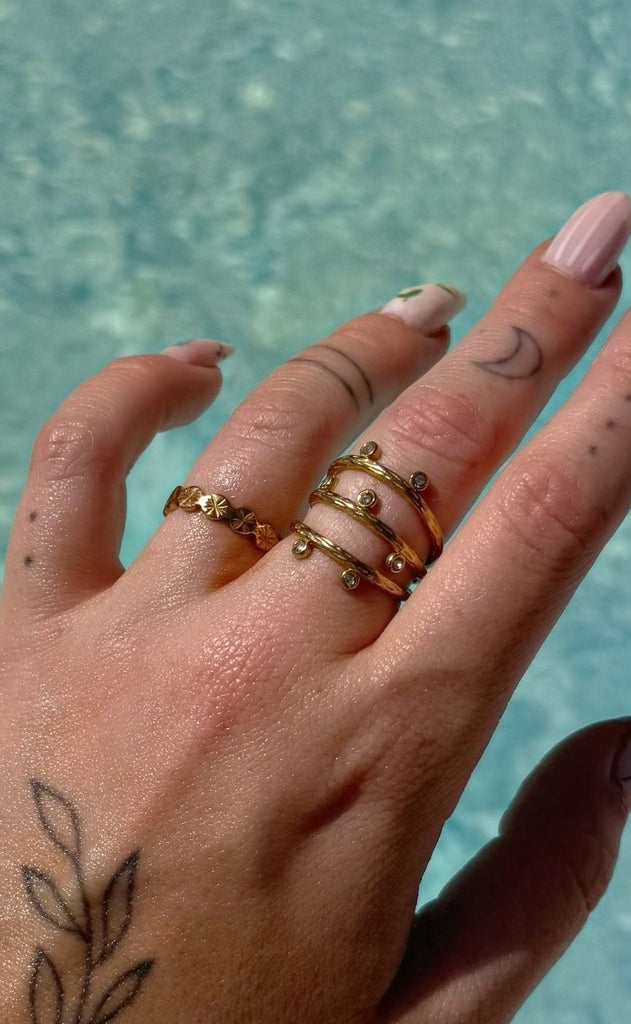 Smykkeli Copenhagen Ring - Sunny - Gold Colour