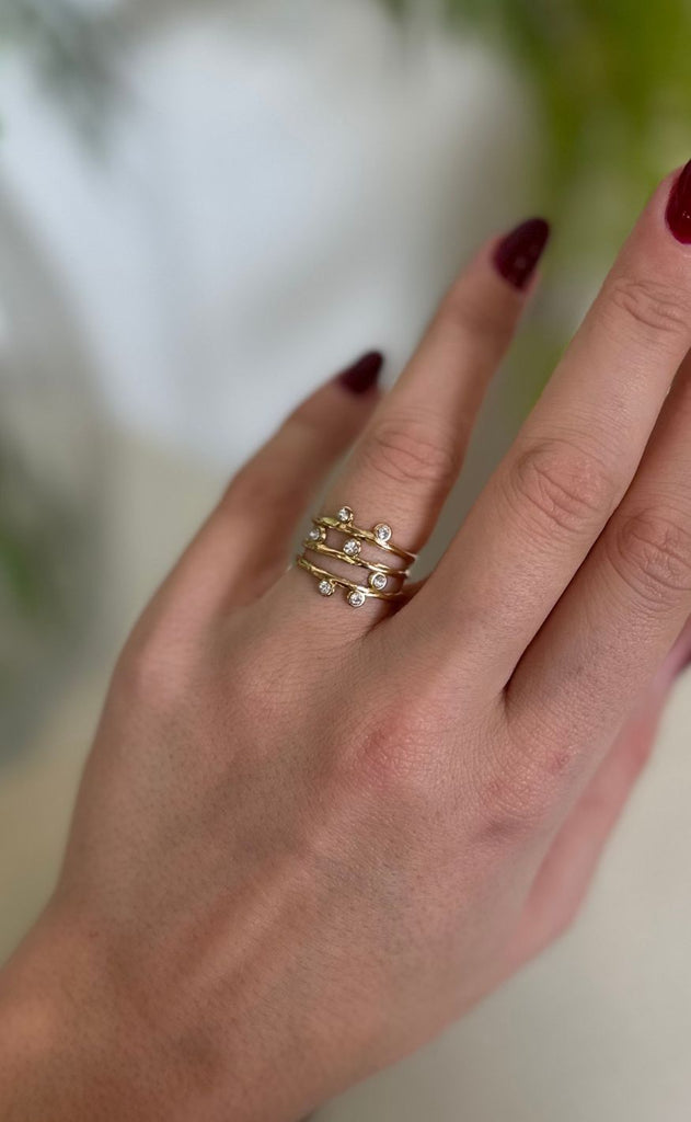 Smykkeli Copenhagen Ring - Tiff - Gold