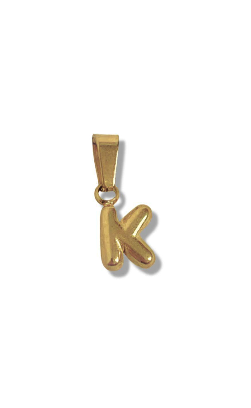 Smykkeli Copenhagen Vedhæng - Chunky Letter - Gold Colour