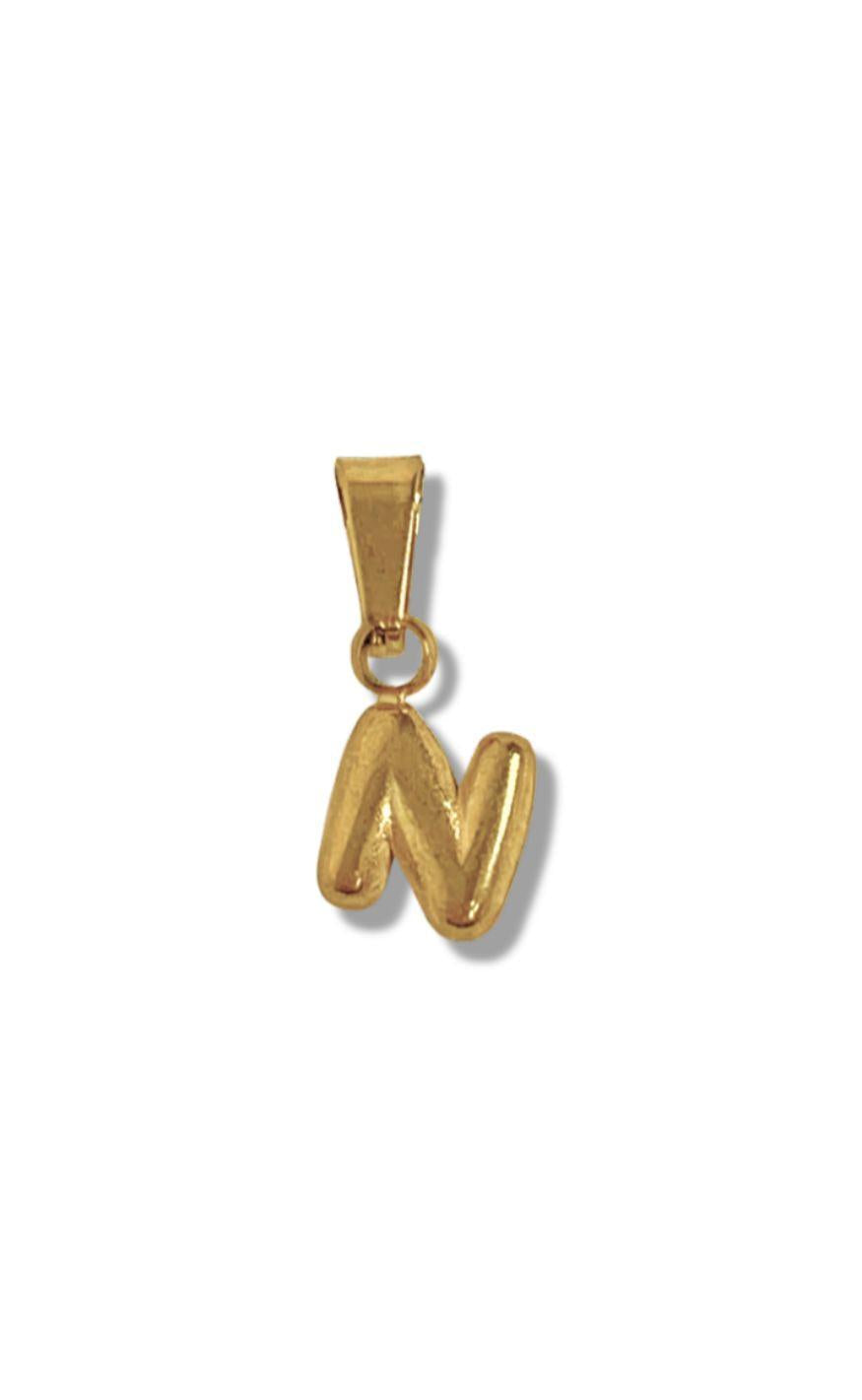 Smykkeli Copenhagen Vedhæng - Chunky Letter - Gold Colour