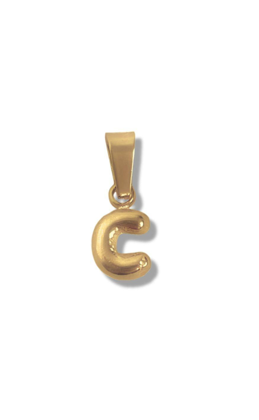 Smykkeli Copenhagen Vedhæng - Chunky Letter - Gold Colour