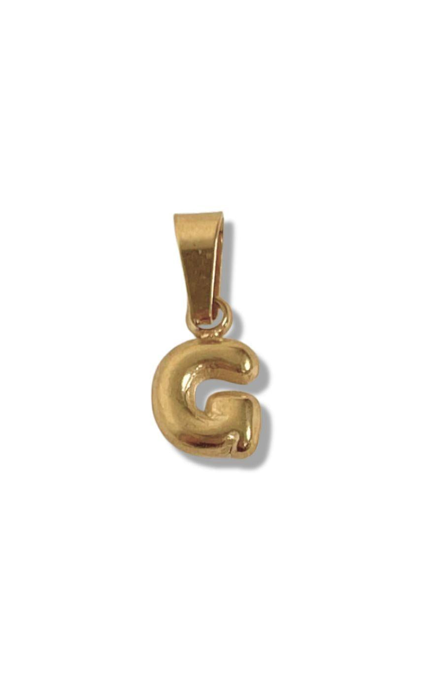 Smykkeli Copenhagen Vedhæng - Chunky Letter - Gold Colour