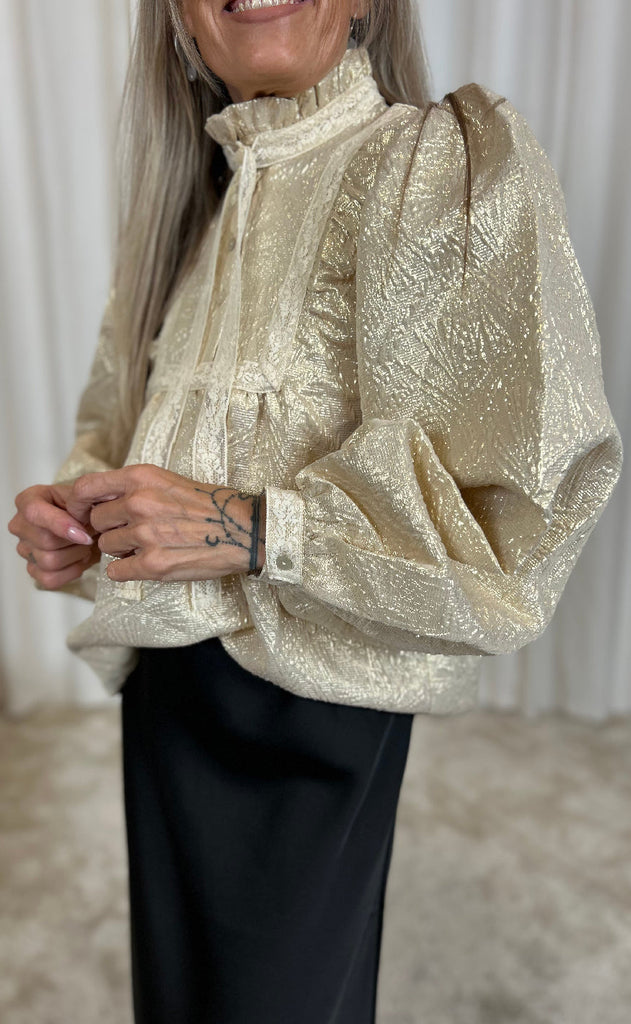 Stories From The Atelier Bluse - Thinking - Gold